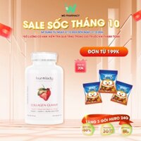 Kẹo dẻo Collagen, Vitamin C, A, HU58 -HURO LADY cải thiện độ đàn hồi, độ ẩm, nếp nhăn trên da; độ dày tóc, móng; Hũ 210g