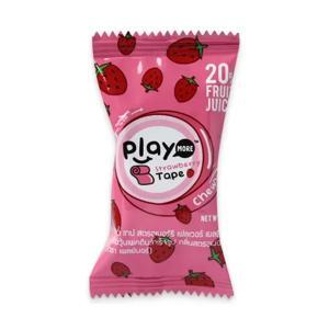 Kẹo dẻo cuộn vị dâu Play More gói 21g