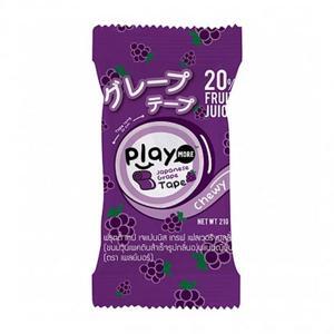 Kẹo dẻo cuộn vị nho nhật Play More gói 21g