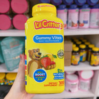 KẸO DẺO GẤU BỔ SUNG VITAMIN TỔNG HỢP LIL CRITTER GUMMY VITES COMPLETE MULTIVITAMIN 300 VIÊN - DATE 2025
