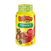Kẹo dẻo gấu Immune C Plus Zinc & Vitamin D L’il Critters của Mỹ tăng sức đề kháng cho trẻ lọ 190 viên