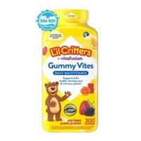 Kẹo dẻo gấu Lil Critters Gummy Vites bổ sung Vitamin 300 viên