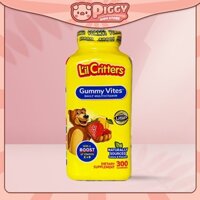 Kẹo dẻo gấu L’il Critters Gummy Vites 300 viên cho bé từ 2 tuổi+ Mỹ