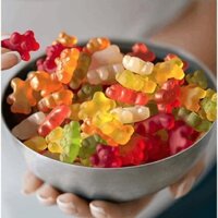 Kẹo dẻo gấu trái cây hữu cơ black forest gummy bears thùng 65 gói Healthy Care bổ sung vitamin tổng hợp extaste