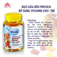 Kẹo Dẻo Gấu Vitamin Tổng Hợp Cho Bé Mivolis 60 viên Đức