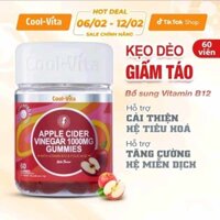 Kẹo dẻo giấm táo APPLE CIDER hỗ trợ tiêu hóa - queenshop88