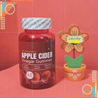 Kẹo Dẻo Giấm Táo ENVY Apple Cider Giảm Cân Giúp Đẹp Dáng Sáng Da - Hộp 60 viên - Liulyshop