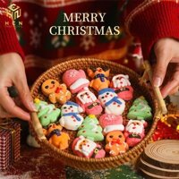 Kẹo dẻo giáng sinh an lành chibi ông già noel nhiều hình dễ thương gói 40 cái