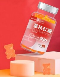 Kẹo dẻo giàu sắt chà là đỏ bổ sung sắt và máu cho phụ nữ thiếu máu, người lớn, trẻ em và phụ nữ man