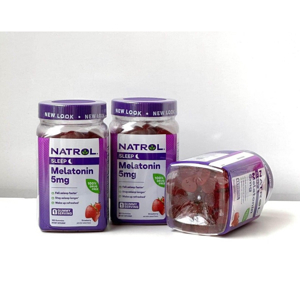 Kẹo dẻo giúp ngủ ngon Natrol Gummies Melatonin 5mg 180 viên