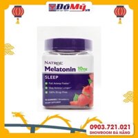 Kẹo dẻo giúp ngủ ngon Natrol Gummies Melatonin 10mg 90 viên vị dâu