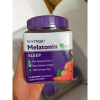 KẸO DẺO GIÚP NGỦ NGON NATROL GUMMIES MELATONIN 10MG HỘP 60 VIÊN CHÍNH HÃNG - 10905