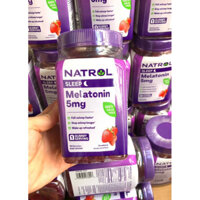 Kẹo dẻo giúp ngủ ngon Natrol Gummies Melatonin 5mg 180 viên
