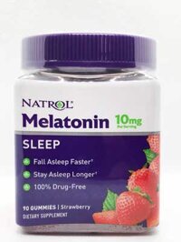 Kẹo dẻo giúp ngủ ngon Natrol Gummies Melatonin 10mg