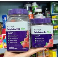 Kẹo dẻo giúp ngủ ngon Melatonin 10mg 90 viên và 140 viên của Natrol Gum