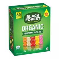 kẹo dẻo Gummy Bears vị  trái cây Organic Black Forest 65 gói của Mỹ