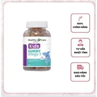 Kẹo dẻo Healthy Care Kids Gummy Omega 3/ Multivitamin, Úc (250 viên) bổ sung chất cho trẻ 2 tuổi trở lên