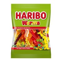 Kẹo Dẻo Hình Con Sâu, Gummies, Worms (80g) - HARIBO