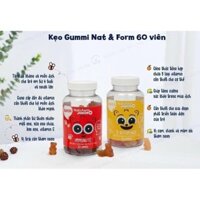 KẸO DẺO HÌNH GẤU NAT & FORM JUNIOR BỔ SUNG 9 LOẠI VITAMIN