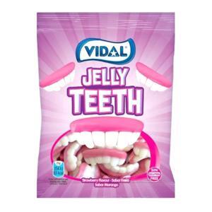 Kẹo dẻo hình hàm răng Vidal gói 100g