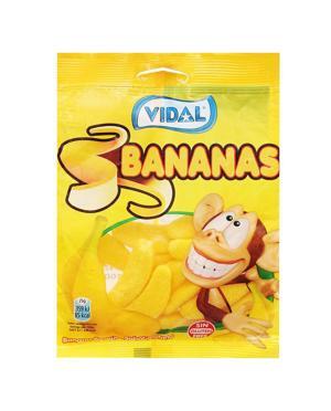 Kẹo dẻo hình quả chuối Vidal gói 100g