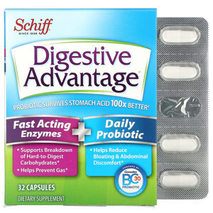 Kẹo dẻo hỗ trợ tiêu hóa Schiff Digestive Advantage Probiotic
