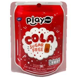 Kẹo dẻo hương cola Play More gói 36g