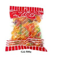 KẸO DẺO HƯƠNG TRÁI CÂY BIBICA ZOO JELLY GÓI 500G