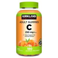 Kẹo dẻo Kirkland Adult Gummies C 250mg 180 viên Mỹ bổ sung vitamin C cho người lớn