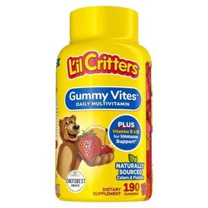 Kẹo dẻo L’il Critters Gummy Vites Mỹ – 190 viên (Từ 2 tuổi trở lên)