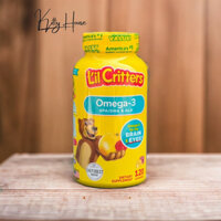 KẸO DẺO L’IL CRITTERS OMEGA-3 DHA GUMMY FISH LỌ 120 VIÊN