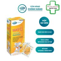 Kẹo Dẻo Mega We Care NAT C YUMMY GUMMYZ Tăng Cường Đề Kháng, Giảm Cảm Lạnh, Cảm Cúm (Hộp 50 viên)& (Hộp 100v)