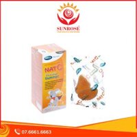 Kẹo dẻo Nat C Yummy Gummyz hỗ trợ tăng đề kháng hộp 25 túi