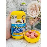 Kẹo Dẻo Nature’s Way Kids Smart Vita Calcium + Vitamin D Hộp 60V (Hộp) Giúp Phát Triển Chiều Cao Tối Ưu Hộp