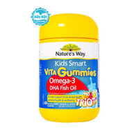 Kẹo dẻo Nature’s Way Kids Smart Vita Gummies Omega-3 DHA Fish Oil 60 viên