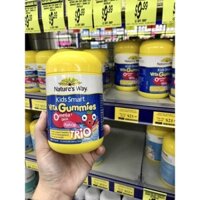 Kẹo dẻo Nature’s Way Kids Smart Vita Gummies Omega 3 Fish Oil Trio 120v từ Úc. Siêu Sale giá tốt