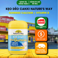 Kẹo Dẻo Nature’s Way Kids Smart Vita Gummies Calcium + Vitamin D,Kẹo Cao Hỗ Trợ Phát Triển Chiều Cao