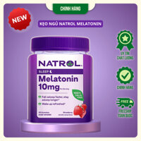 Kẹo Dẻo Ngủ Ngon, Đẹp Da, Dài Tóc Natrol Sleep+ Beauty 60 Viên – Hỗ Trợ Giấc Ngủ & Làm Đẹp Từ Bên Trong nhập khẩu mỹ.