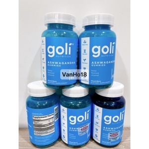 Kẹo dẻo nhân sâm Goli Ashwagandha Gummies 60 viên