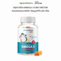 KẸO DẺO OMEGA-3 CHO TRẺ EM FutuNatura KIDS  hàng ĐỨC,60 viên