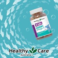 Kẹo dẻo omega 3, dha, epa Healthy Care kids gummy Omega 3 phát triển trí não cho trẻ từ 2 tuổi 250 viên quatangme
