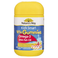 Kẹo dẻo omega 3 dha fish oil Healthy Care nature's way kids smart vita gummies hộp 60 viên OZ Slim Official