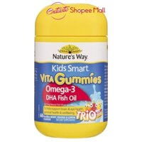 Kẹo dẻo omega 3 dha fish oil Healthy Care nature's way kids smart vita gummies hộp 60 viên Extate Official Mall