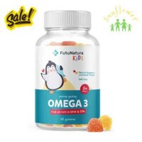 Kẹo dẻo Omega 3 FutuNatura Kids cho bé 60 viên của Đức