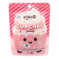 Kẹo dẻo PlayMore Cupcake hương trái cây gói 48g (từ 3 tuổi)