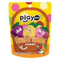 Kẹo dẻo PlayMore Fruit Mix hương trái cây gói 48g (từ 3 tuổi)