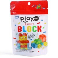Kẹo dẻo Playmore xếp hình 64g