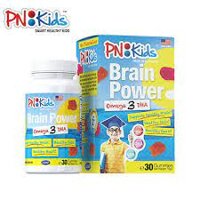 Kẹo dẻo PN Kids Brain Power bổ sung Omega 3 - DHA giúp bé phát triển trí não và tốt cho mắt