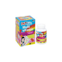 Kẹo dẻo PN Kids Multi Vitamin + Minerals bổ sung vitamin cho bé gái hộp 30 viên