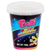 KẸO DẺO SÂU ĐƯỜNG TROLLI BRITE CRAWLERS 160G